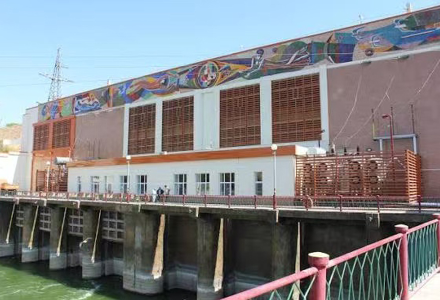 Shardarinskaya Hydropower Station, Kazakhstan